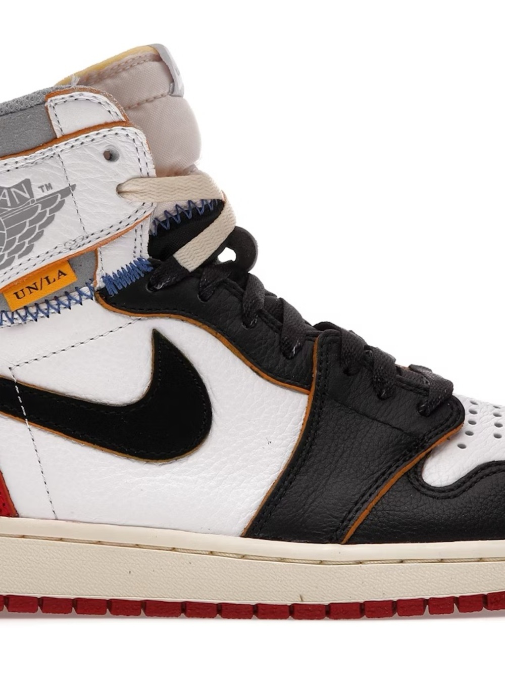 Nike Men's High-Top Sneaker - White/Black/Red